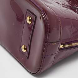 Louis Vuitton Amethyste Monogram Vernis Alma BB Bag