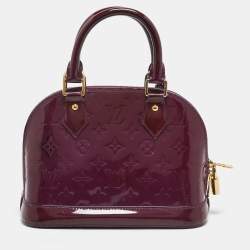 Louis Vuitton Amethyste Monogram Vernis Alma BB Bag