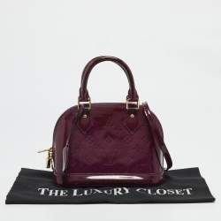 Louis Vuitton Amethyste Monogram Vernis Alma BB Bag