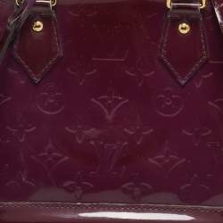 Louis Vuitton Amethyste Monogram Vernis Alma BB Bag