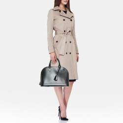 Louis Vuitton Black Epi Leather Alma PM Bag