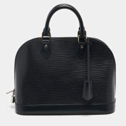 Louis Vuitton Black Epi Leather Alma PM Bag