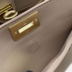 Louis Vuitton On My Side Galet Monogram Mahina Calf Leather Size Pm