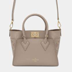 Louis Vuitton On My Side Galet Monogram Mahina Calf Leather Size Pm