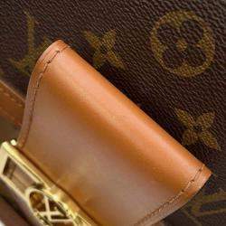 Louis Vuitton Dauphine Noir Monogram Monogram Reverse Canvas Size Mm Bag