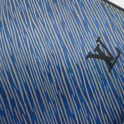 Pre Owned Louis Vuitton Speedy Bandouliere Blue/Noir Epi Denim Size 25