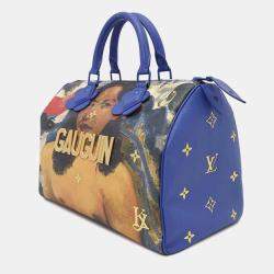 Louis Vuitton Speedy Gauguin Blue Pvc Masters Collection Size 30