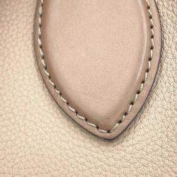 Pre Owned Louis Vuitton Galet Monogram Mahina Leather Haumea Tote Bag