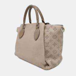 Pre Owned Louis Vuitton Galet Monogram Mahina Leather Haumea Tote Bag