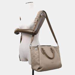Pre Owned Louis Vuitton Galet Monogram Mahina Leather Haumea Tote Bag