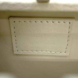 Louis Vuitton White Monogram Taurillon Leather Wallet Trunk Bag