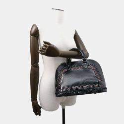 Louis Vuitton Noir Patent Leather PM Kansai Yamamoto Collaboration Alma Samurai Satchel Bag