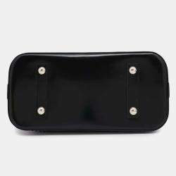 Louis Vuitton Noir Patent Leather PM Kansai Yamamoto Collaboration Alma Samurai Satchel Bag