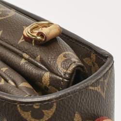 Pre Owned Louis Vuitton Monogram Canvas Pochette Metis Bag