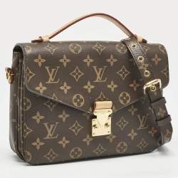 Pre Owned Louis Vuitton Monogram Canvas Pochette Metis Bag
