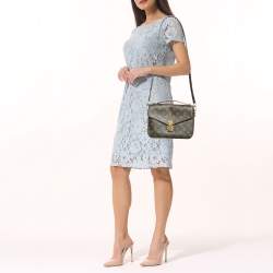 Pre Owned Louis Vuitton Monogram Canvas Pochette Metis Bag