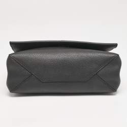 Louis Vuitton Black Leather Lockme II Bag