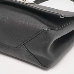 Louis Vuitton Black Leather Lockme II Bag