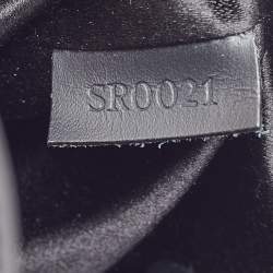 Pre Owned Louis Vuitton Black Monogram Satin Mini Bucket Bag