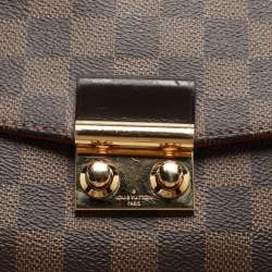 Pre Owned Louis Vuitton Damier Ebene Canvas Croisette Bag