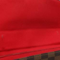 Pre Owned Louis Vuitton Damier Ebene Canvas Croisette Bag