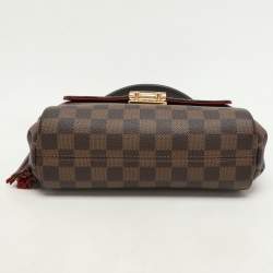 Pre Owned Louis Vuitton Damier Ebene Canvas Croisette Bag