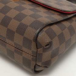 Pre Owned Louis Vuitton Damier Ebene Canvas Croisette Bag