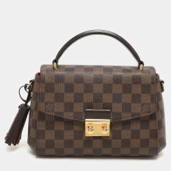 Pre Owned Louis Vuitton Damier Ebene Canvas Croisette Bag