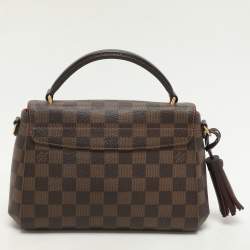 Pre Owned Louis Vuitton Damier Ebene Canvas Croisette Bag