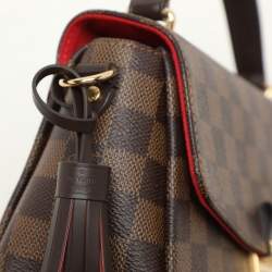 Pre Owned Louis Vuitton Damier Ebene Canvas Croisette Bag