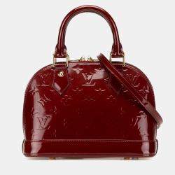Louis Vuitton Red Monogram Vernis Alma BB