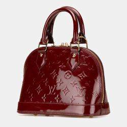 Louis Vuitton Red Monogram Vernis Alma BB