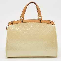 Louis Vuitton Blanc Corail Monogram Vernis Brea GM Bag