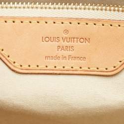 Louis Vuitton Blanc Corail Monogram Vernis Brea GM Bag