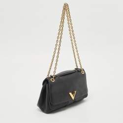 Louis Vuitton Black Monogram Leather Very Chain Bag