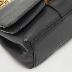 Louis Vuitton Black Monogram Leather Very Chain Bag