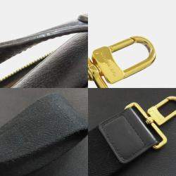 Louis Vuitton Black Leather Utility Crossbody Bag