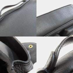 Louis Vuitton Black Leather Utility Crossbody Bag