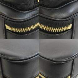 Louis Vuitton Black Leather Utility Crossbody Bag