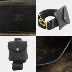 Louis Vuitton Black Leather Utility Crossbody Bag