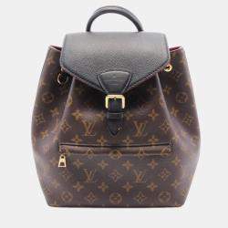 Louis Vuitton Brown Canvas Monogram Montsouris NM PM Backpack