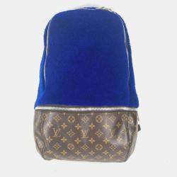 Louis Vuitton Blue Canvas Mouton Marc Newson Backpack