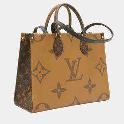 Louis Vuitton Brown Monogram Canvas Giant OnTheGo MM Tote Bag