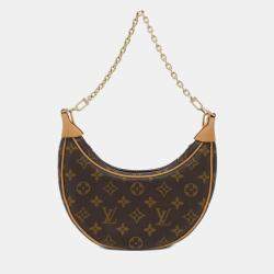 Louis Vuitton Brown Monogram Canvas Loop Shoulder Bag