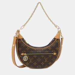 Louis Vuitton Brown Monogram Canvas Loop Shoulder Bag