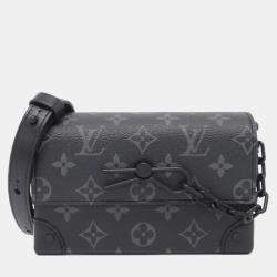 Louis Vuitton Black Monogram Canvas Eclipse Steamer Wearable Wallet Shoulder Bag