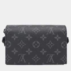 Louis Vuitton Black Monogram Canvas Eclipse Steamer Wearable Wallet Shoulder Bag