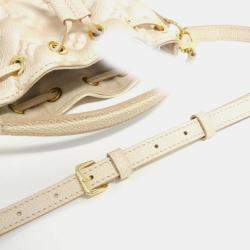 Louis Vuitton Light Pink Monogram Empreinte Leather Summer Stardust Nano Noe Shoulder Bag