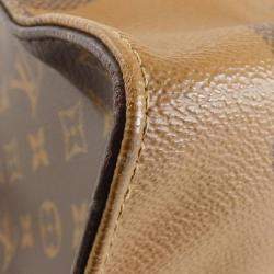 Pre Owned Louis Vuitton Brown Monogram Canvas Giant OnTheGo GM Tote Bag