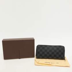 Louis Vuitton Damier Graphite Canvas Vertical Zippy Wallet